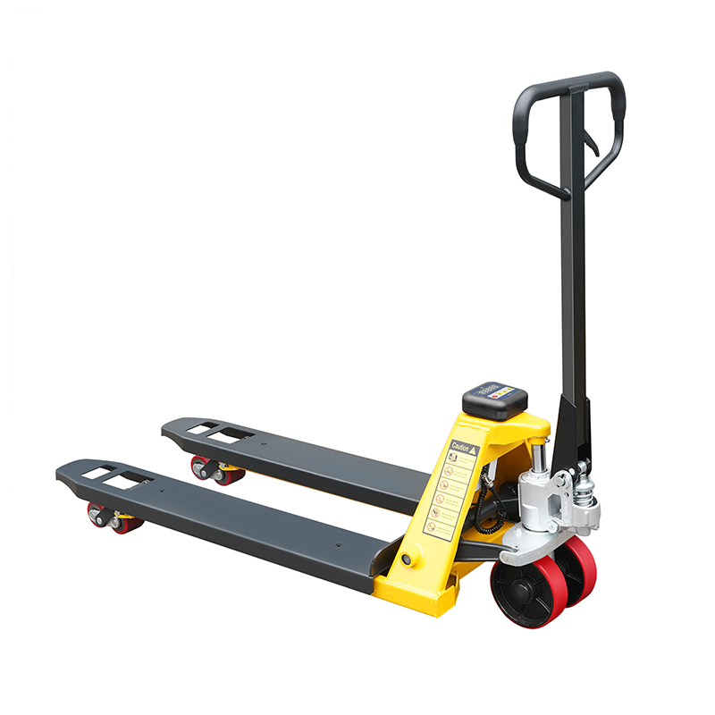 Mini transpalet cu cântărire manuală Mini transpalet cu cântărire manuală