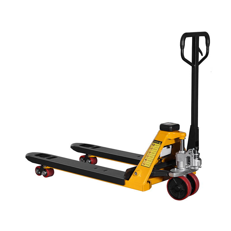 Mini transpalet cu cântărire manuală Mini transpalet cu cântărire manuală