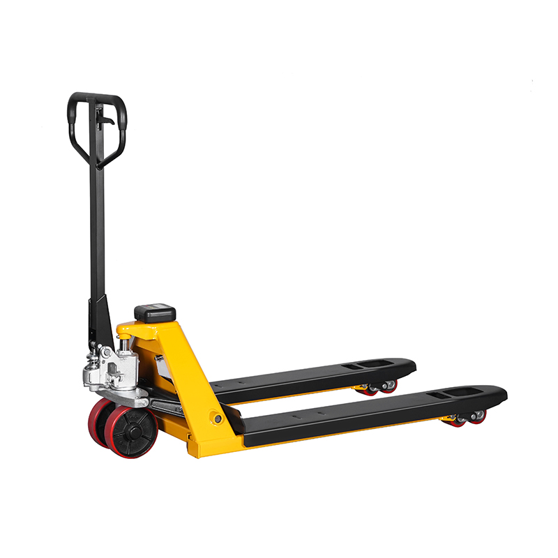 Mini transpalet cu cântărire manuală Mini transpalet cu cântărire manuală