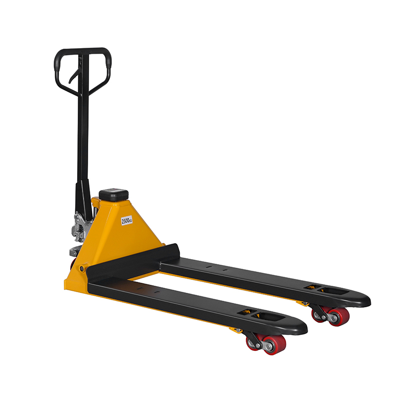 Mini transpalet cu cântărire manuală Mini transpalet cu cântărire manuală