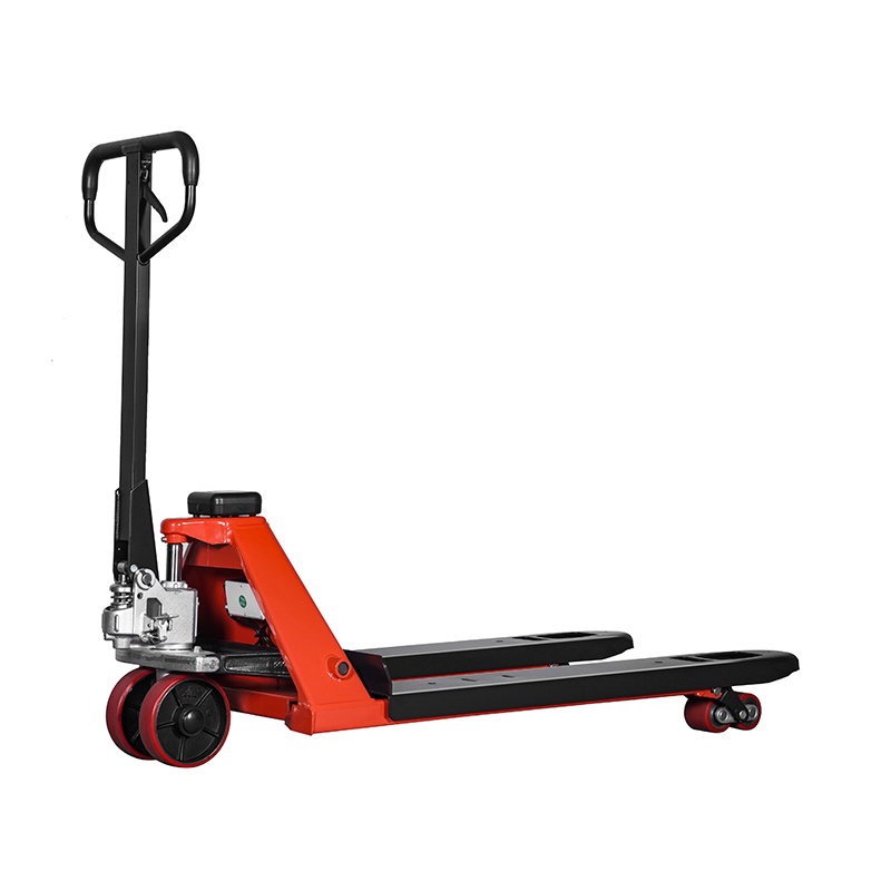 Mini transpalet cu cântărire manuală Mini transpalet cu cântărire manuală