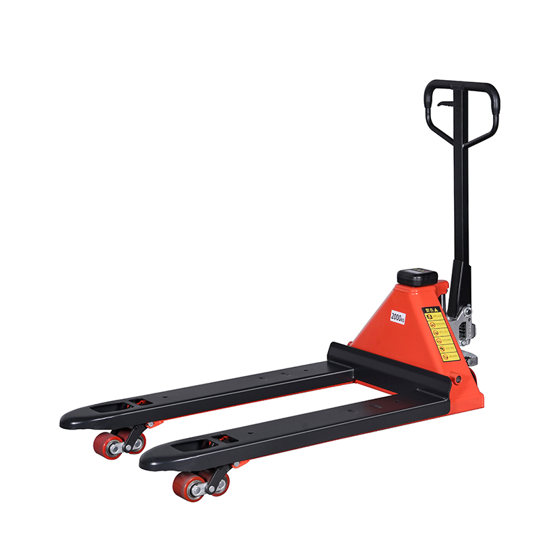 Mini transpalet cu cântărire manuală Mini transpalet cu cântărire manuală